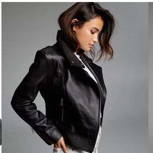 Mackage leather biker jacket
